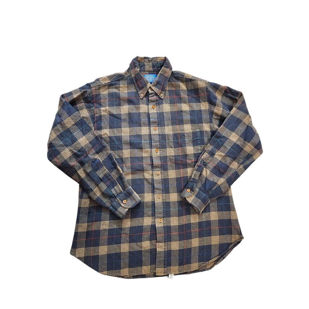 Pendleton Brown and Tan Casual Button Down Shirt